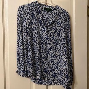 C Wonder leopard print blouse